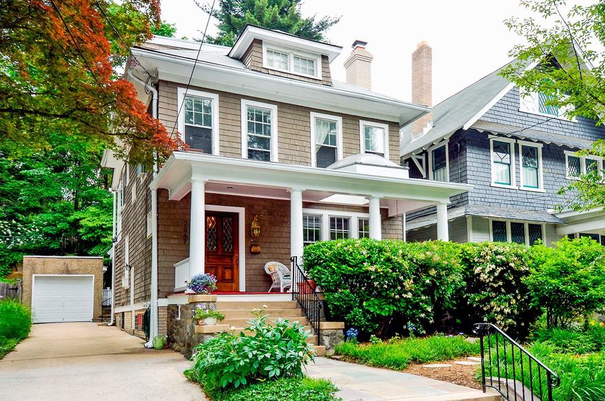 The home at 2947 Macomb St. NW in the District's Cleveland Park neighborhood is on the market for $1,350,000. The home, built in 1916, has been expanded and renovated over the years so it is now almost double the size of the original home. It has four bedrooms, three full baths and a powder room.
