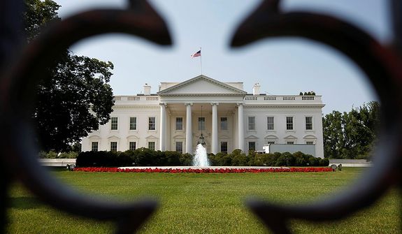 ** FILE ** The White House is seen in Washington, Thursday, June 28, 2012, after the Supreme Court ruled on President Barack Obama&#39;s health care legislation. (AP Photo/Pablo Martinez Monsivais)