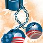 Illustration Obamatax by Linas Garsys for The Washington Times