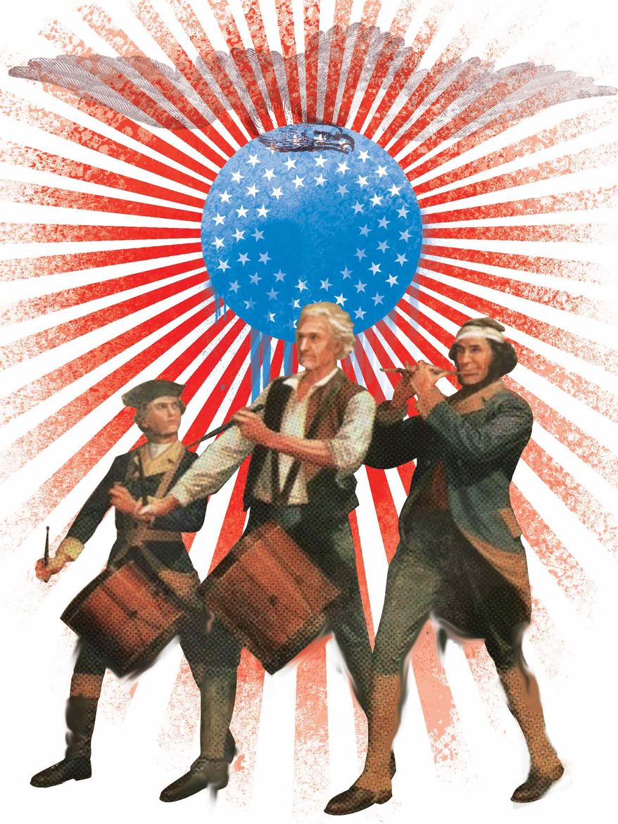 Illustration States Divided by Linas Garsys for The Washington Times