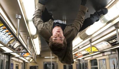 Andrew Garfield portrays Peter Parker and Spider-Man in a scene from &quot;The Amazing Spider-Man.&quot; (Associated Press/Columbia - Sony Pictures)