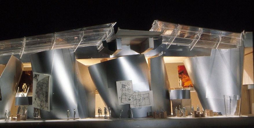 Architect Frank Gehry's design for an extension of the Corcoran Gallery of Art was aimed at solving the space situation, but plans were abandoned when it became clear that the total cost could not be met from a fund started for the purpose. Mr. Gehry did receive $17 million for his design. (Gehry Partners/Corcoran Gallery of Art via Associated Press)
