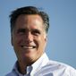 **FILE** Republican presidential candidate Mitt Romney campaigns June 19, 2012, in Holland, Mich. (Associated Press)