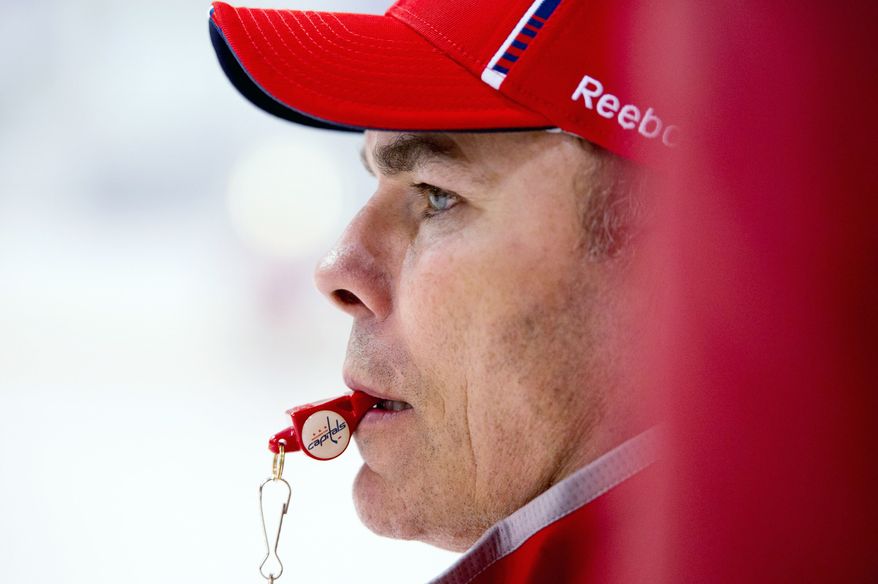 Adam Oates played 19 seasons in the NHL, scoring 341 goals and amassing 1,079 assists. He was chosen for the Hockey Hall of Fame on the same day he was named the Capitals' coach. (Andrew Harnik/The Washington Times)