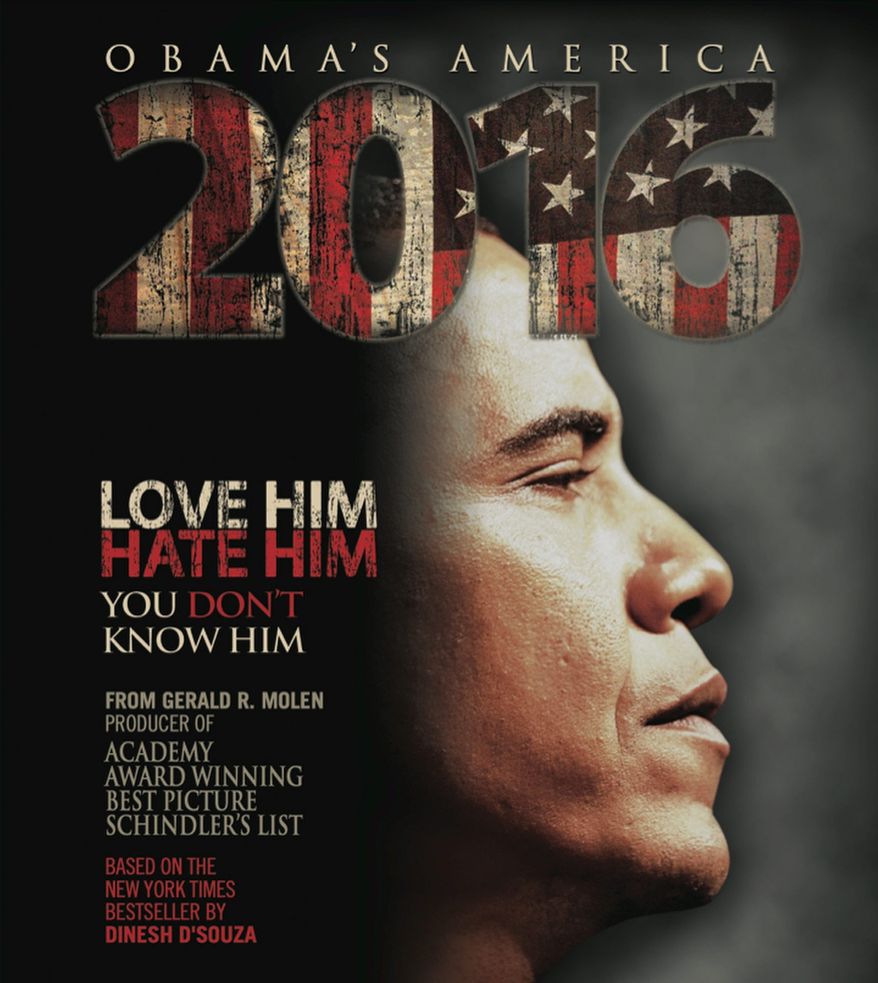 A new documentary examines the future of America if President Obama is elected for a second term as told by Hollywood veteran producer Gerald Molen and conservative author Dinesh D'Souza. It opens July 27. (Rocky Mountain Pictures)
