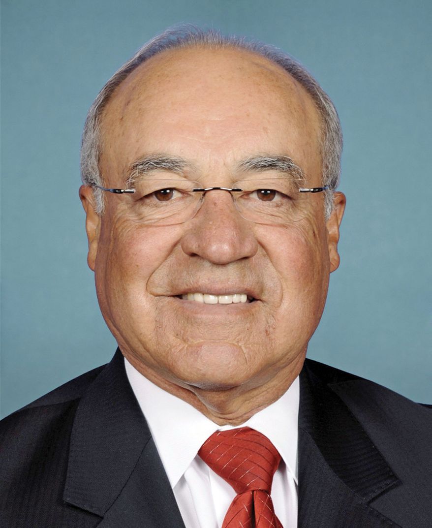Rep. Joe Baca says his proposal is meant to establish a "vibrant, safe and commercially viable market for underbanked and unbanked individuals to gain access to financial services and products." (Associated Press)