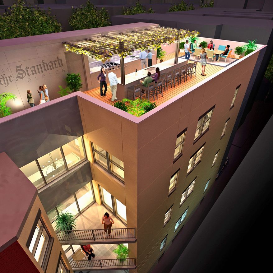 The Standard Eleven on M Street Northwest offers condominiums in a community that earns a "Walkers Paradise" rating from the WalkScore website. The homes range in size from 990 to 1,600 square feet.