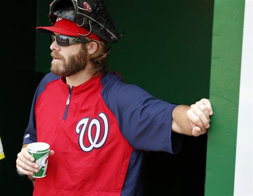 Jayson Werth has played in 27 games this season for the Nationals. (Associated Press)
