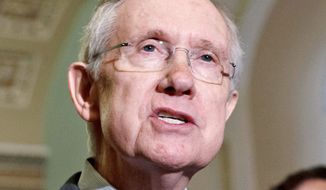 “Perhaps Republicans want to shield a handful of billionaires willing to contribute nine figures to sway a close presidential election,” said Senate Majority Leader Harry Reid of Nevada. (Associated Press)
