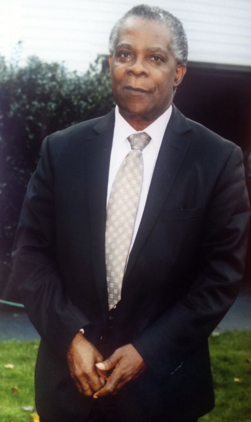 This undated photo provided July 15, 2012, by Rose Dorgilus, on behalf of the Louis family, shows the Rev. Michel Louis, pastor of the Free Pentecostal Church of God in Boston. Rev. Louis was abducted a day earlier with two others in Egypt while touring with a church group. (Associated Press/Family of the Rev. Michel Louis)
