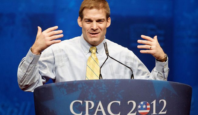 Rep. Jim Jordan said government officials in the Department of Energy’s loan office ignored the warning signs. He said a credit-rating firm has said the company was “a bad risk.” (Associated Press)