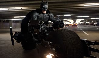 **FILE** Christian Bale stars as Batman in &quot;The Dark Knight Rises.&quot; (Associated Press/Warner Bros. Pictures)