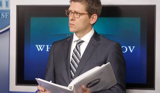 White House press secretary Jay Carney says President Obama’s changes will “accelerate job placement by moving more Americans from welfare to work as quickly as possible.” (Associated Press)