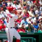 Nationals third baseman Ryan Zimmerman has a .365 average, with eight home runs and a .753 slugging percentage since he received a cortisone shot on June 24. (Rod Lamkey Jr./The Washington Times)