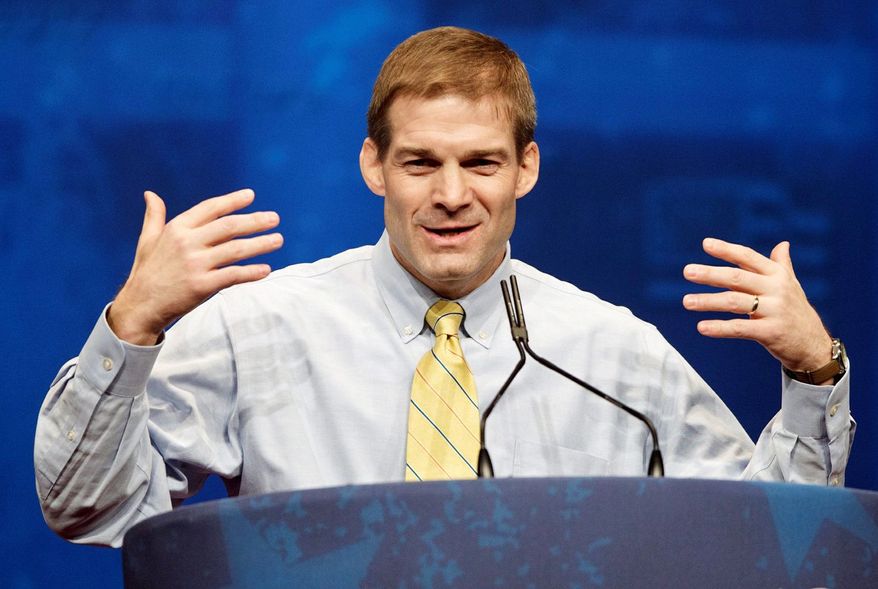 ** FILE ** Rep. Jim Jordan. (Associated Press)