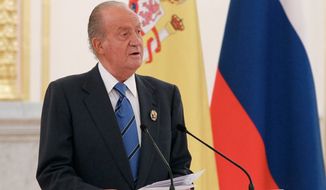King Juan Carlos has been ousted by the World Wildlife Fund’s branch in Spain as its honorary president after deciding his elephant hunting safari was incompatible with its goal of conserving endangered species. (Associated Press)