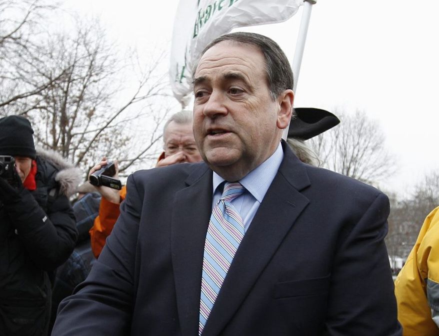 **FILE** Former Arkansas Gov. Mike Huckabee (Associated Press)