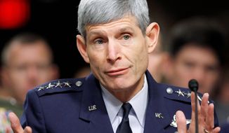 Air Force Chief of Staff Gen. Norton A. Schwartz says the Air Force and Navy are developing &quot;a range of initiatives&quot; to counter high-technology and area-denial weaponry as part of the new Air Sea Battle Concept. (Associated Press)