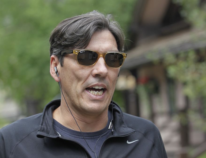 AOL CEO Tim Armstrong at the Allen & Company Sun Valley Conference in Sun Valley, Idaho, Wednesday, July 11, 2012. (AP Photo/Paul Sakuma)