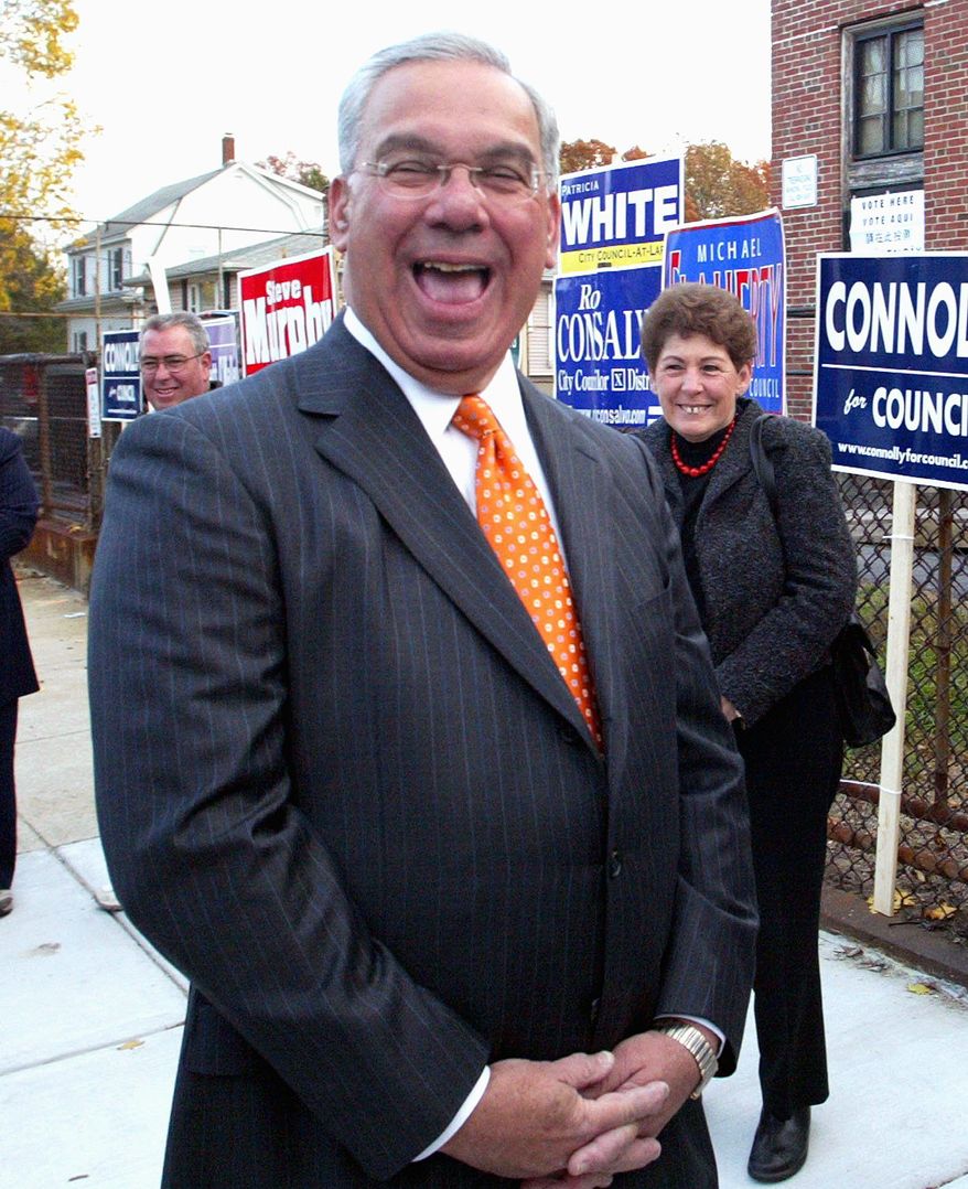 ** FILE ** This July 26, 2012, file photo shows Boston Mayor Thomas Menino. (Associated Press)