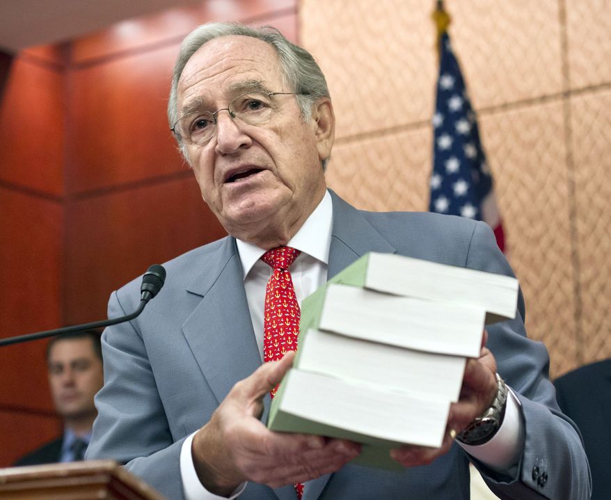 **FILE** Sen. Tom Harkin, Iowa Democrat (Associated Press)