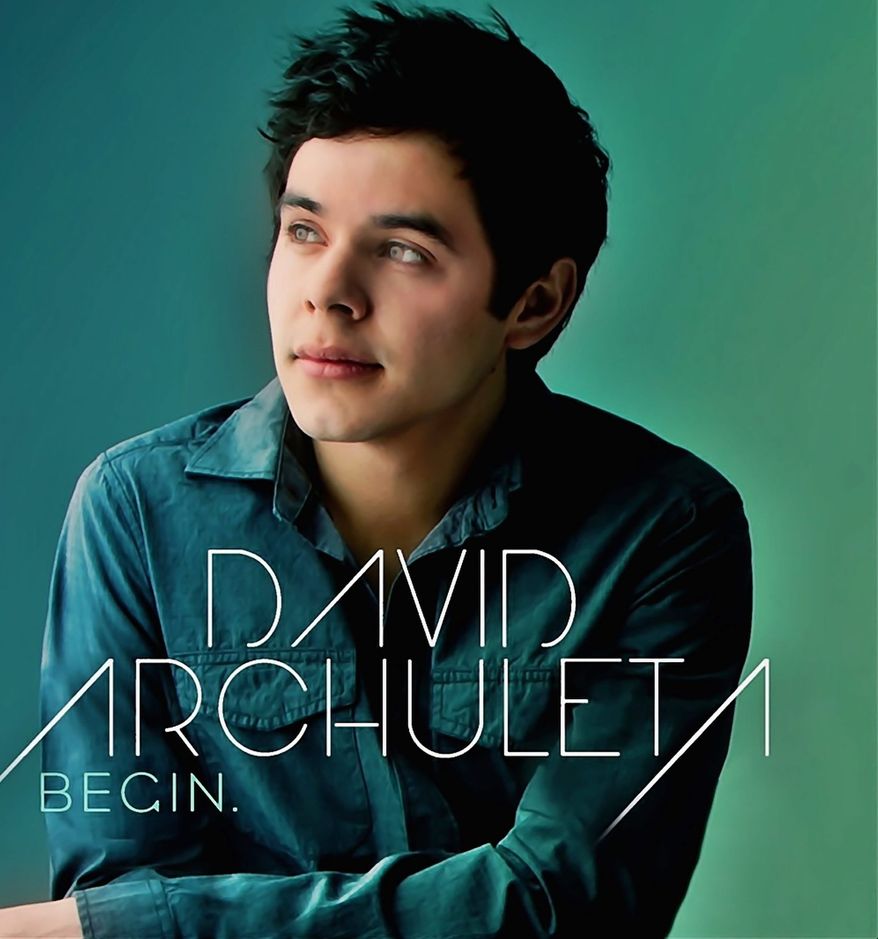 Album cover for David Archuleta "Begin".
