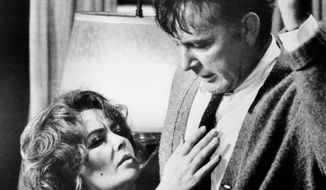 Elizabeth Taylor and Richard Burton appear in a scene from “Who’s Afraid of Virginia Woolf” in 1966. Extracts from Burton’s diary have been released. (Associated Press)