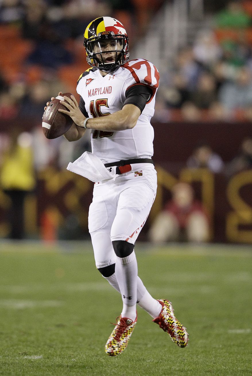 **FILE** Maryland quarterback C.J. Brown (Associated Press)