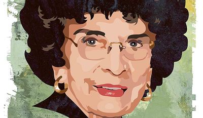Illustration Nellie Gray by Greg Groesch for The Washington Times