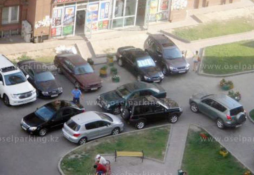 Kazakhs have posted hundreds of images on a website devoted to shaming motorists who park illegally or at best inconsiderately. (www.oselparking.kz)