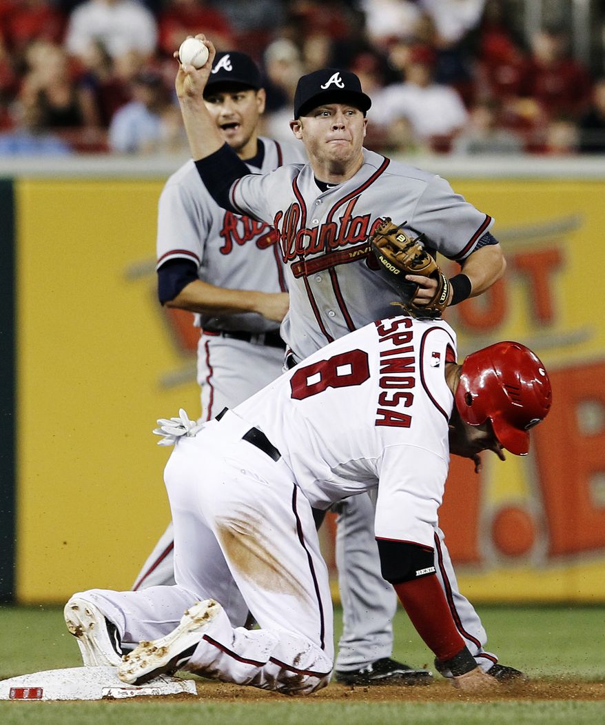 Nationals second baseman Danny Espinosa, seen here in a file photo. (Associated Press)