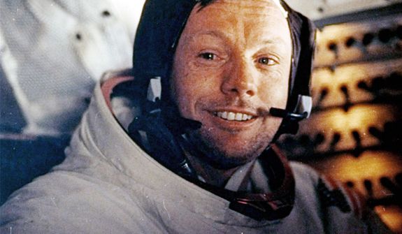 Astronaut Neil Armstrong, the first man to walk on the moon, died Aug. 25, 2012. (Associated Press)
