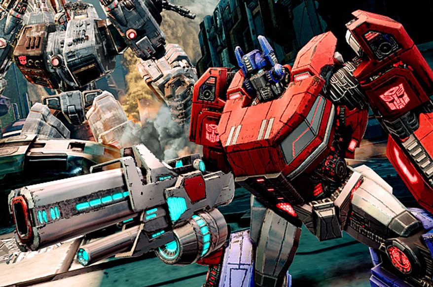 Optimus Prime co-stars in the video game Transformers: Fall of Cybertron.