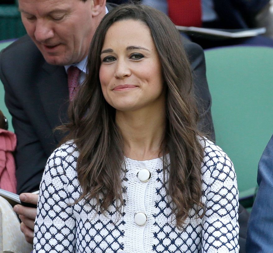Pippa Middleton’s book, “Celebrate: A Year of British Festivities for Families and Friends,” was published in October. (Associated Press)