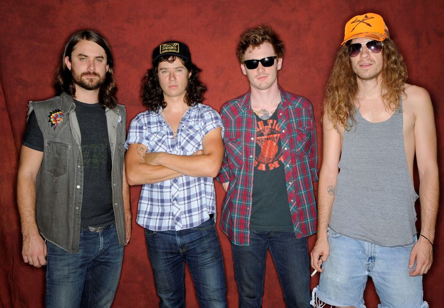 The Nashville, Tenn., rock band Turbo Fruits comprises (from left) Matt Hearn, Jonas Stein, Dave McCowen and Kingsley Brock. (Associated Press)