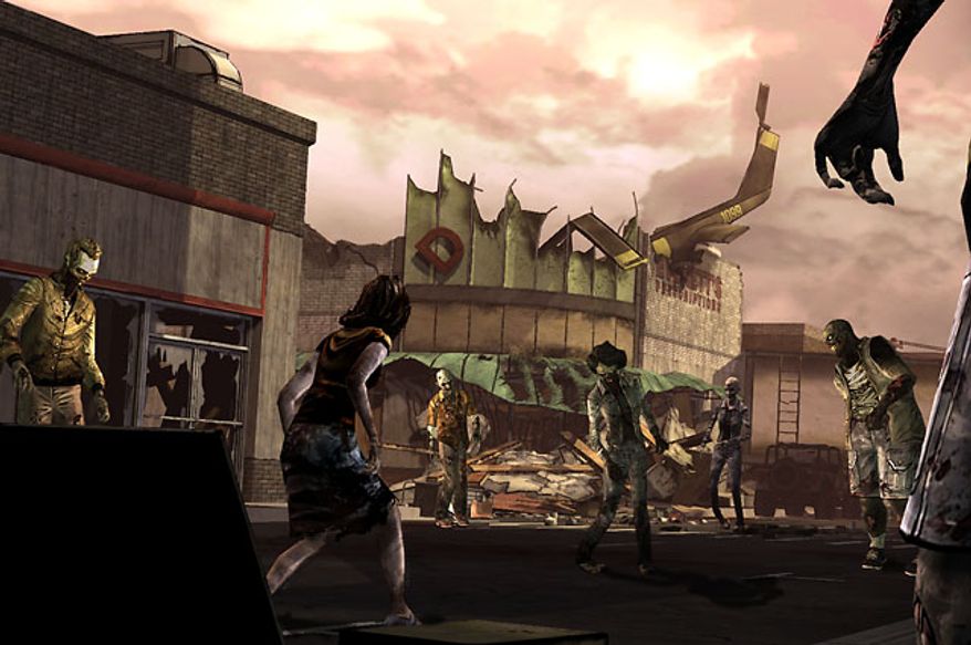 Flesh eaters may have found a snack in the video game The Walking Dead: Episode 3 - Long Road Ahead.