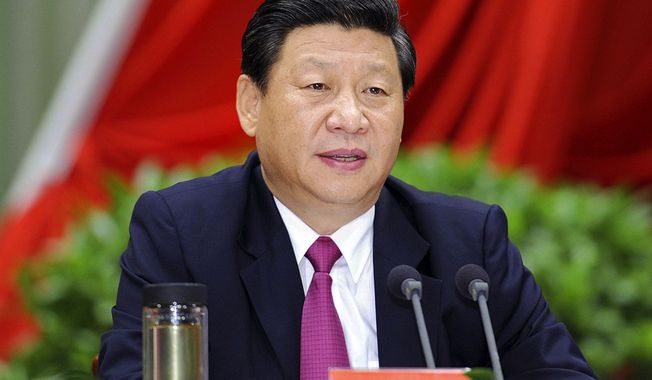 Chinese Vice President Xi Jinping addresses the opening ceremony of the autumn semester of the Party School of the Communist Party of China in Beijing on Saturday, Sept. 1, 2012. (AP Photo/Xinhua)