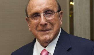 Music mogul Clive Davis attends singer Aretha Franklin&#39;s 70th-birthday party in New York on Saturday, March 24, 2012. (AP Photo/Charles Sykes)

