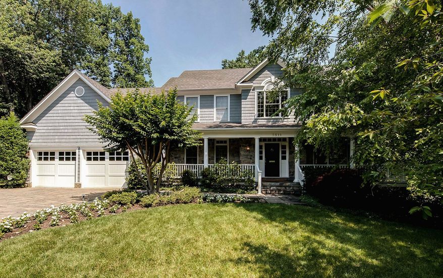 The home at 5511 Cornish Road in the Bradley Hills neighborhood in Bethesda is on the market for $2,150,000.