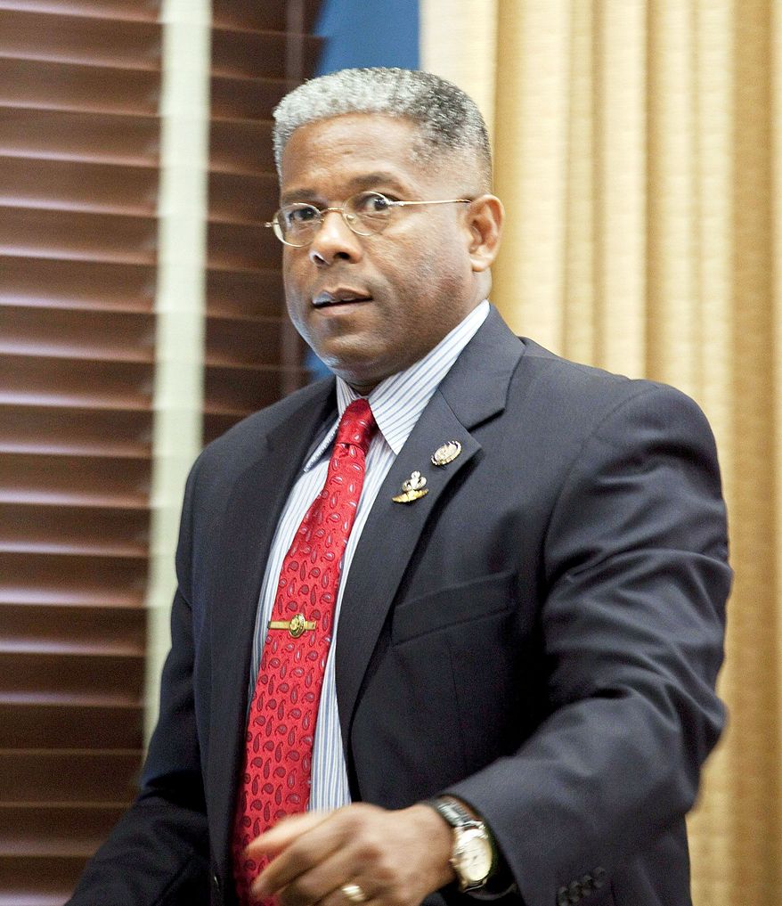 Former Rep. Allen B. West, Florida Republican (Associated Press)