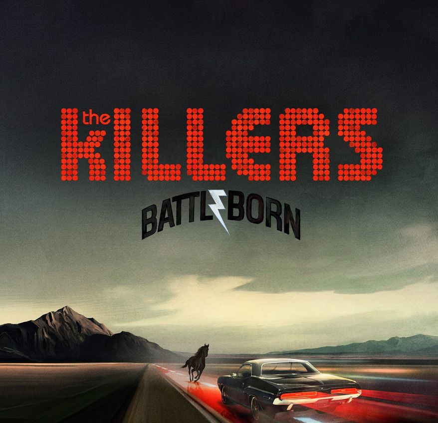 Cover art for The Killers' "Battle Born"