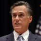 Republican presidential candidate Mitt Romney speaks Sept. 17, 2012, to reporters in Costa Mesa, Calif. (Associated Press)