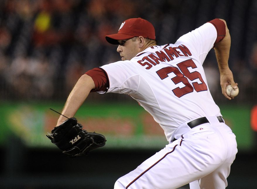 Craig Stammen hasn't started a game all year but he might be called on to start for the Nationals on Sunday. (Associated Press)
