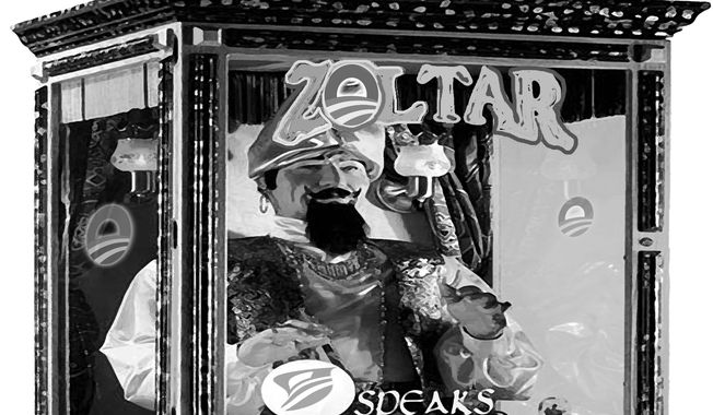 Illustration Obama Zoltar by John Camejo for The Washington Times