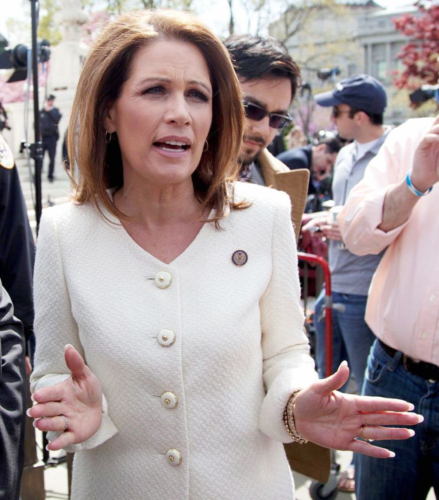 Rep. Michele Bachmann, Minnesota Republican, said she’s in “the most heated race” of her career to defend her House seat against Democratic challenger Jim Graves. (Associated Press)