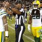 The NFL’s substitute referees have come under increasing criticism after Sunday’s questionable call. (Associated Press)