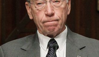 “There are no more excuses for inaction,” said Sen. Chuck Grassley, Iowa Republican, calling Wednesday for those responsible for Fast and Furious to be held accountable. (Associated Press)