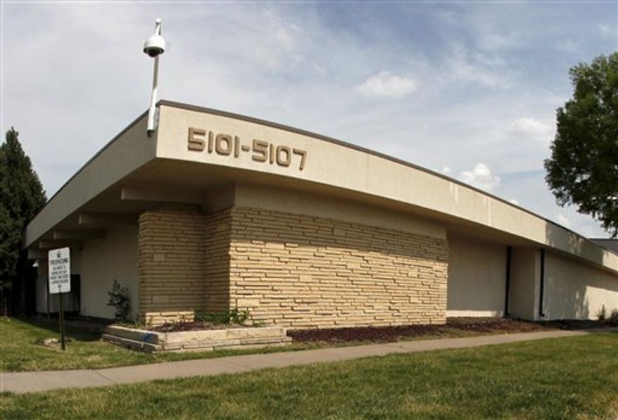 ** FILE ** This June 1, 2009, photo shows the clinic in Wichita, Kan., that was owned by Dr. George Tiller. The shuttered abortion clinic has been bought by an abortion-rights group that intends to reopen it as a family and women’s health center that will offer abortions, among other services. (AP Photo/Charlie Riedel, File)