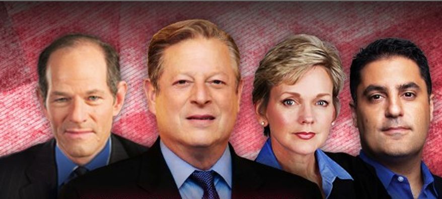 Al Gore will anchor the Current TV coverage with Jennifer Granholm, Eliot Spitzer and Cenk Uygur when President Obama and Mitt Romney debate next Wednesday. (image from Current TV)