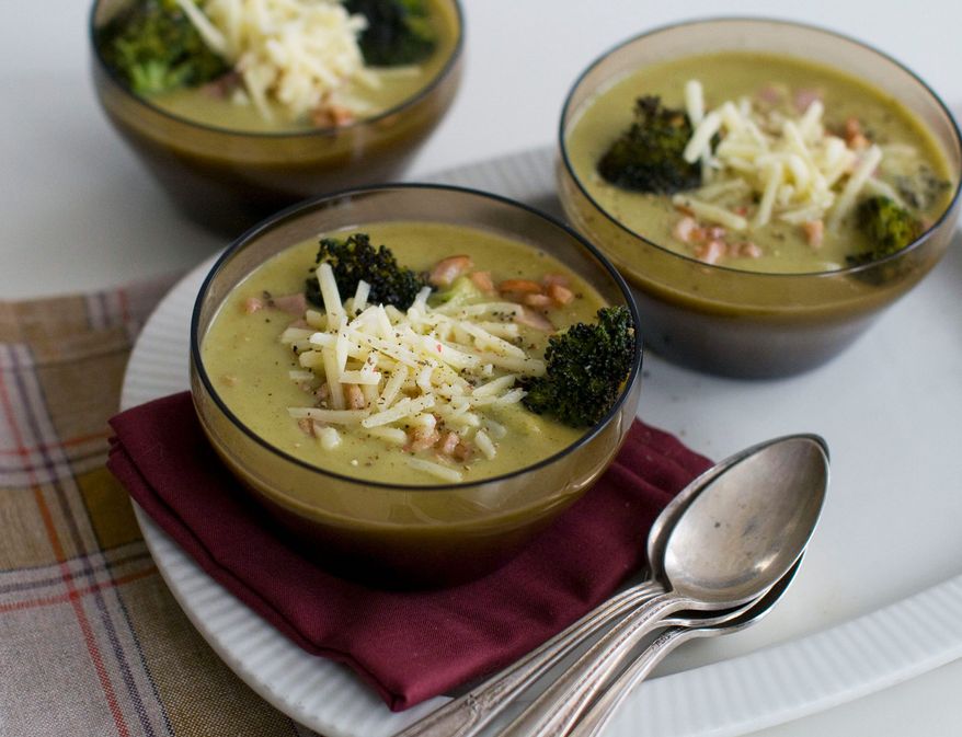 Fill autumn dinner bowls with the goodness of creamy fresh vegetables. (Associated Press)